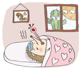 Hedgehog "Stabby" sticker #7250282