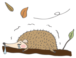 Hedgehog "Stabby" sticker #7250284