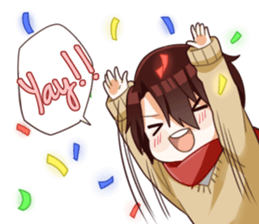 Rengu, Mengu & Shiroi sticker #7250318