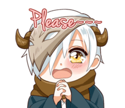 Rengu, Mengu & Shiroi sticker #7250321