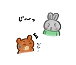 Kumagoro and Mimiko2 sticker #7250444