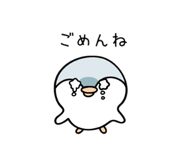 chick & penguin sticker #7250455