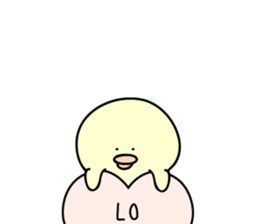 chick & penguin sticker #7250456