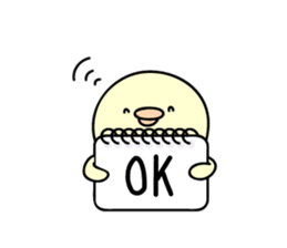 chick & penguin sticker #7250461