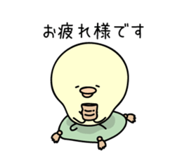 chick & penguin sticker #7250469