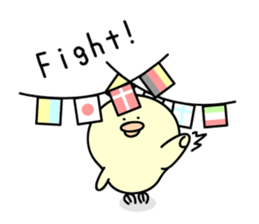 chick & penguin sticker #7250474