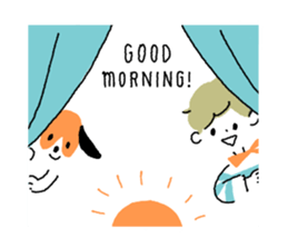 Border kun and dog Sticker sticker #7250691