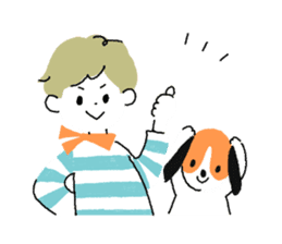 Border kun and dog Sticker sticker #7250698