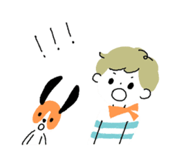 Border kun and dog Sticker sticker #7250714