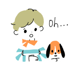 Border kun and dog Sticker sticker #7250715