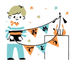 Border kun and dog Sticker sticker #7250717