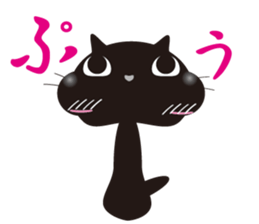 a girl training cat sticker #7250922