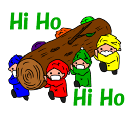 7 dwarfs "English ver." sticker #7251128