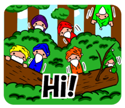 7 dwarfs "English ver." sticker #7251151