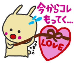 Love Love rabbit stickers sticker #7251529