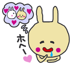 Love Love rabbit stickers sticker #7251530