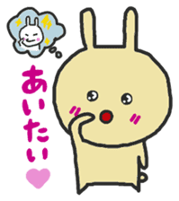 Love Love rabbit stickers sticker #7251531