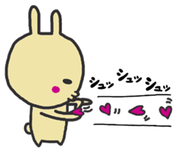 Love Love rabbit stickers sticker #7251532