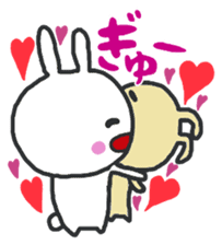 Love Love rabbit stickers sticker #7251534