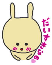 Love Love rabbit stickers sticker #7251542