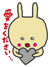 Love Love rabbit stickers sticker #7251548