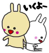 Love Love rabbit stickers sticker #7251560