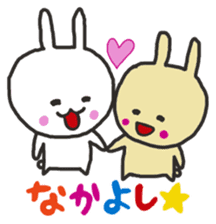 Love Love rabbit stickers sticker #7251563