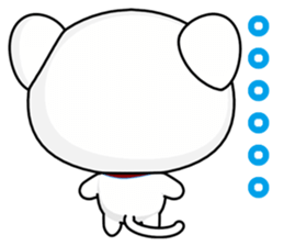 QQ Round Dog (everyday life) sticker #7251853