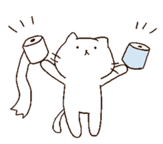 attentive cats! sticker #7252211