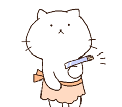 attentive cats! sticker #7252213