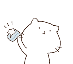 attentive cats! sticker #7252216