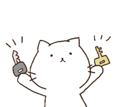 attentive cats! sticker #7252217