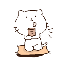 attentive cats! sticker #7252220