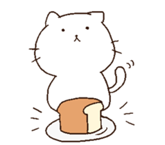 attentive cats! sticker #7252223