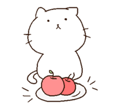 attentive cats! sticker #7252224