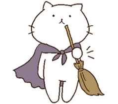 attentive cats! sticker #7252227