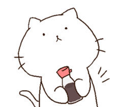 attentive cats! sticker #7252231