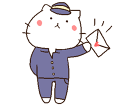 attentive cats! sticker #7252233