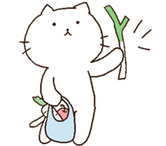 attentive cats! sticker #7252237