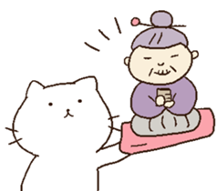 attentive cats! sticker #7252246