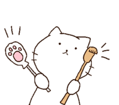 attentive cats! sticker #7252247