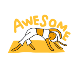 Yoga rocks sticker #7252492