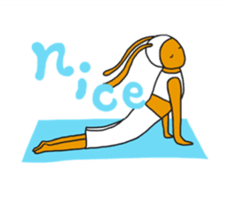 Yoga rocks sticker #7252503