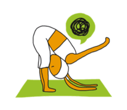 Yoga rocks sticker #7252504