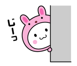 White thing usable anytime (costume) sticker #7253593