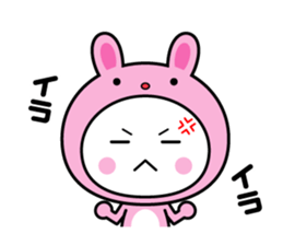 White thing usable anytime (costume) sticker #7253602