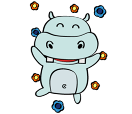 Vacancy Hippo sticker #7253849