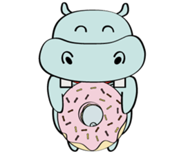 Vacancy Hippo sticker #7253851