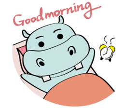 Vacancy Hippo sticker #7253856