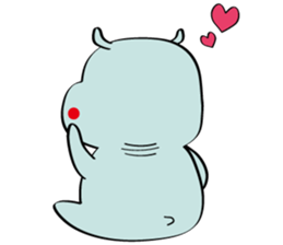 Vacancy Hippo sticker #7253864